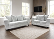 Larce Grey Sofa & Loveseat by Happy Homes at Eve Furniture