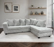 Larce Gray Right Arm Facing (RAF) Sectional by Happy Homes at Eve Furniture