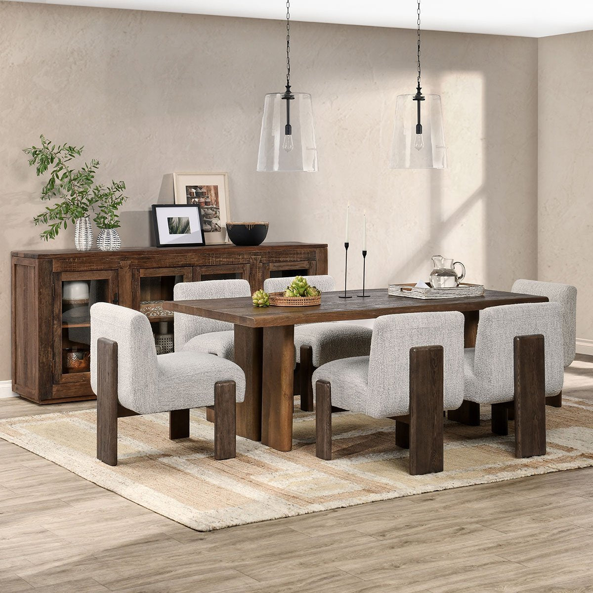 Holmes Dining Table - Artisan Brown