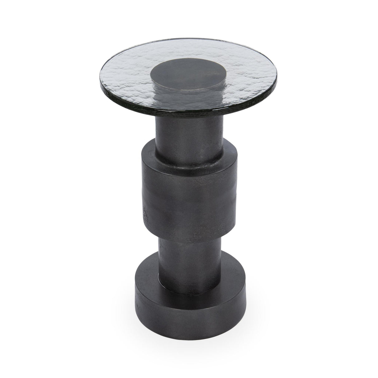 Callen Accent Table - Antique Nickel by Classic Home at Eve Furniture