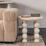 Adir End Table - Cream