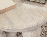 Adir End Table - Cream