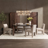 Albero Dining Table - Bark Brown