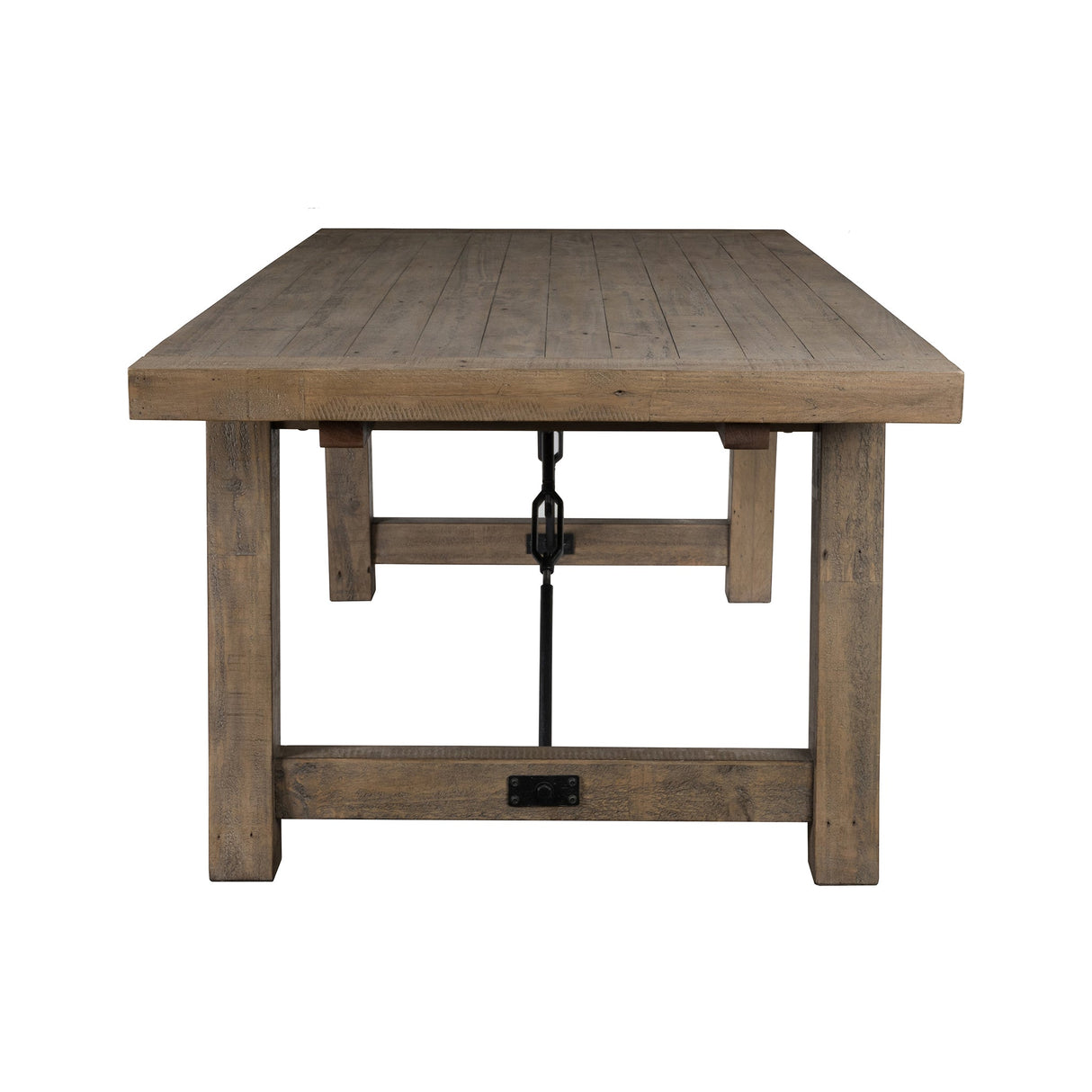 Tuscany Extendable Dining Table - Distressed Brown by Classic Home at Eve Furniture