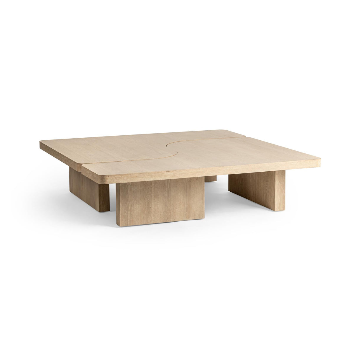 Melina 2 Piece 63" Coffee Table - Coastal Drift