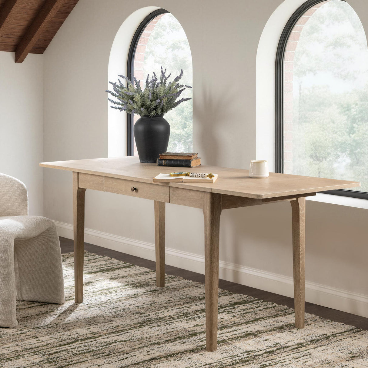 Karl 48"-72" Extendable Desk - Coastal Drift