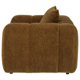 Lazaro Bronze Fabric Upholstered Wide Channel Accent Chair by Coaster at Eve Furniture