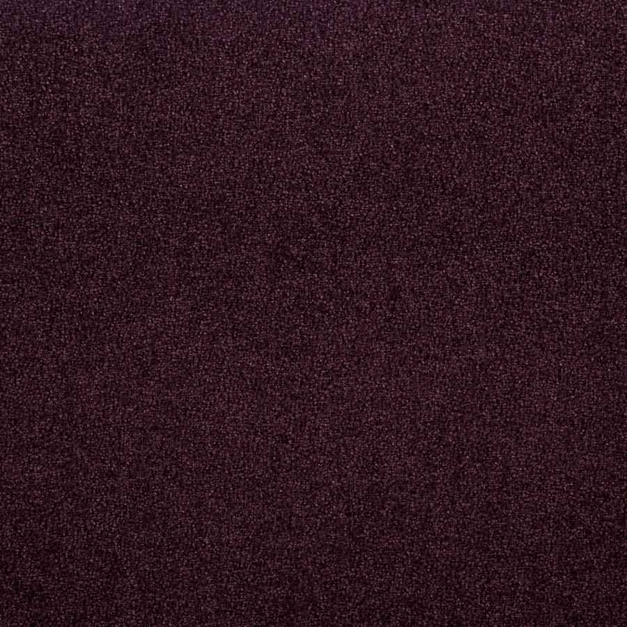 Delroy 3-Seat Stationary Sofa Aubergine Polyester Upholstery