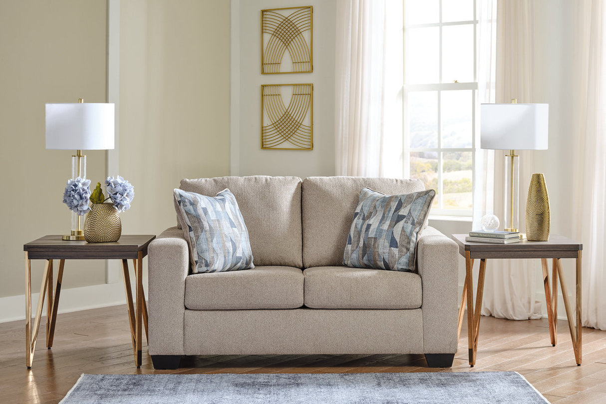 Deltona Parchment Sofa, Loveseat and Recliner