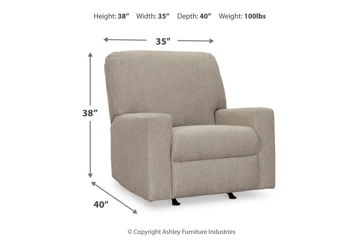 Deltona Parchment Sofa, Loveseat and Recliner