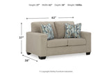 Deltona Parchment Sofa, Loveseat and Recliner