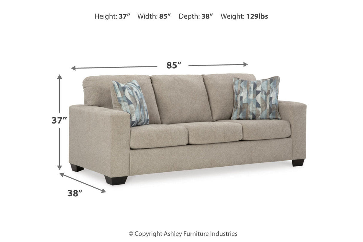 Deltona Parchment Sofa, Loveseat and Recliner