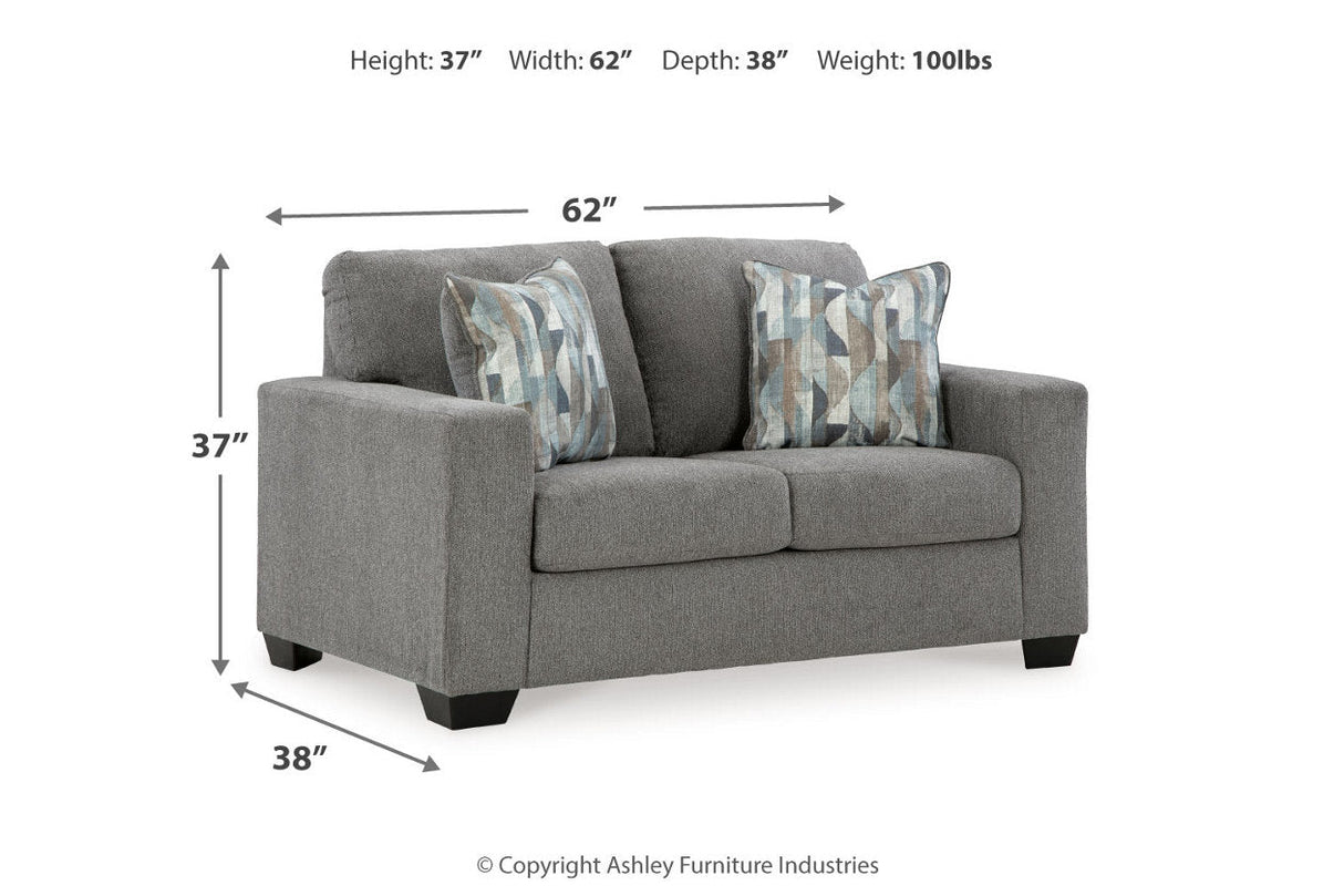 Deltona Graphite Sofa, Loveseat and Recliner