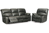 Dunwell Steel Power Reclining Sofa with Power Recliner