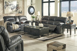 Dunwell Steel Power Reclining Sofa and Loveseat with Power Recliner