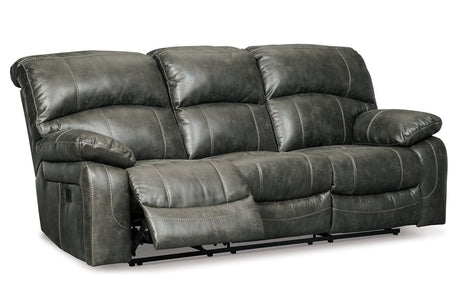 Dunwell Steel Power Reclining Sofa and Loveseat with Power Recliner