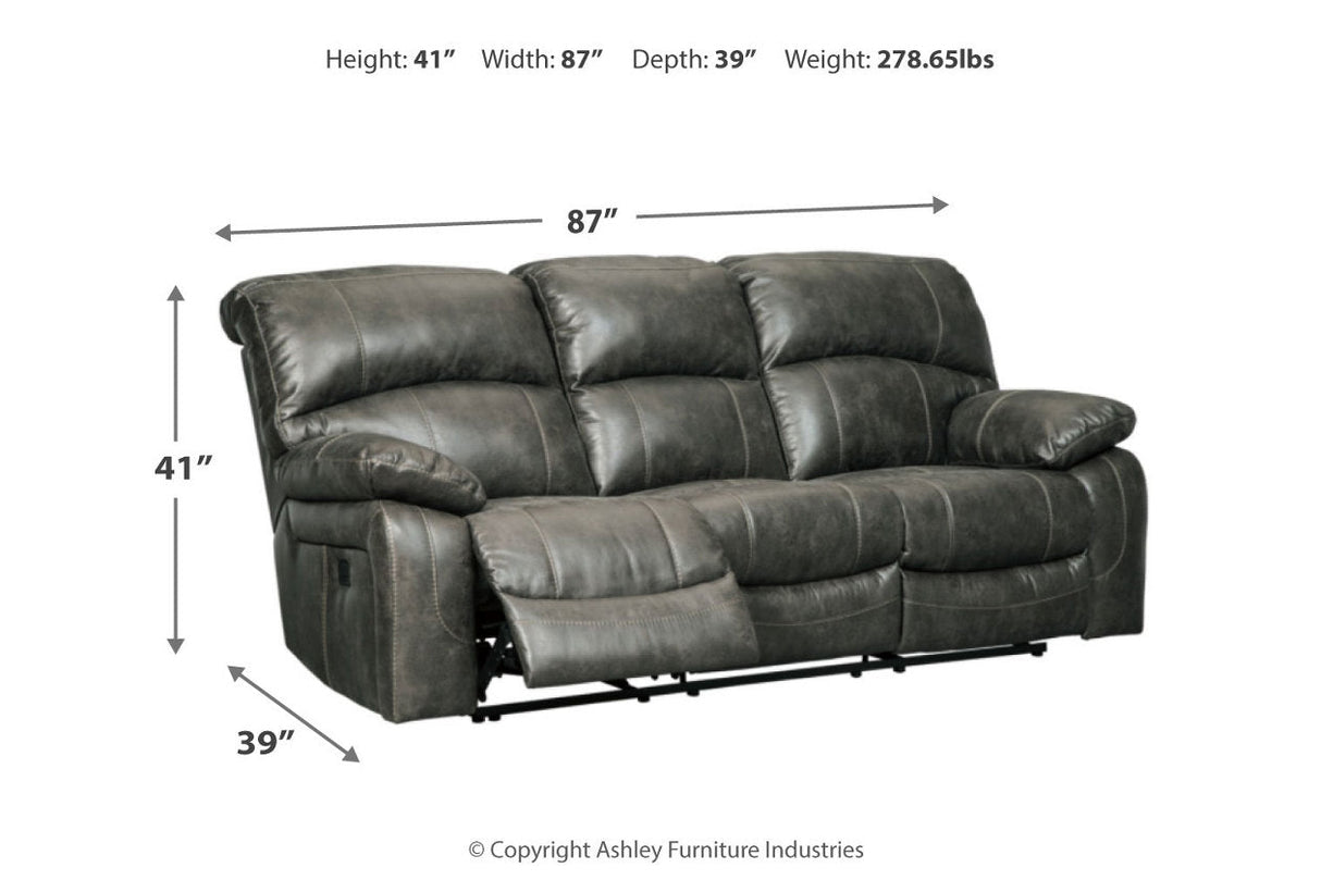 Dunwell Steel Power Reclining Sofa with Power Recliner