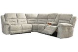 Family Den Pewter 3-Piece Power Reclining Sectional