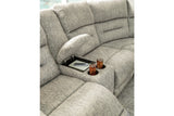 Family Den Pewter 3-Piece Power Reclining Sectional