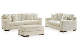 Maggie Birch Sofa, Loveseat and Ottoman