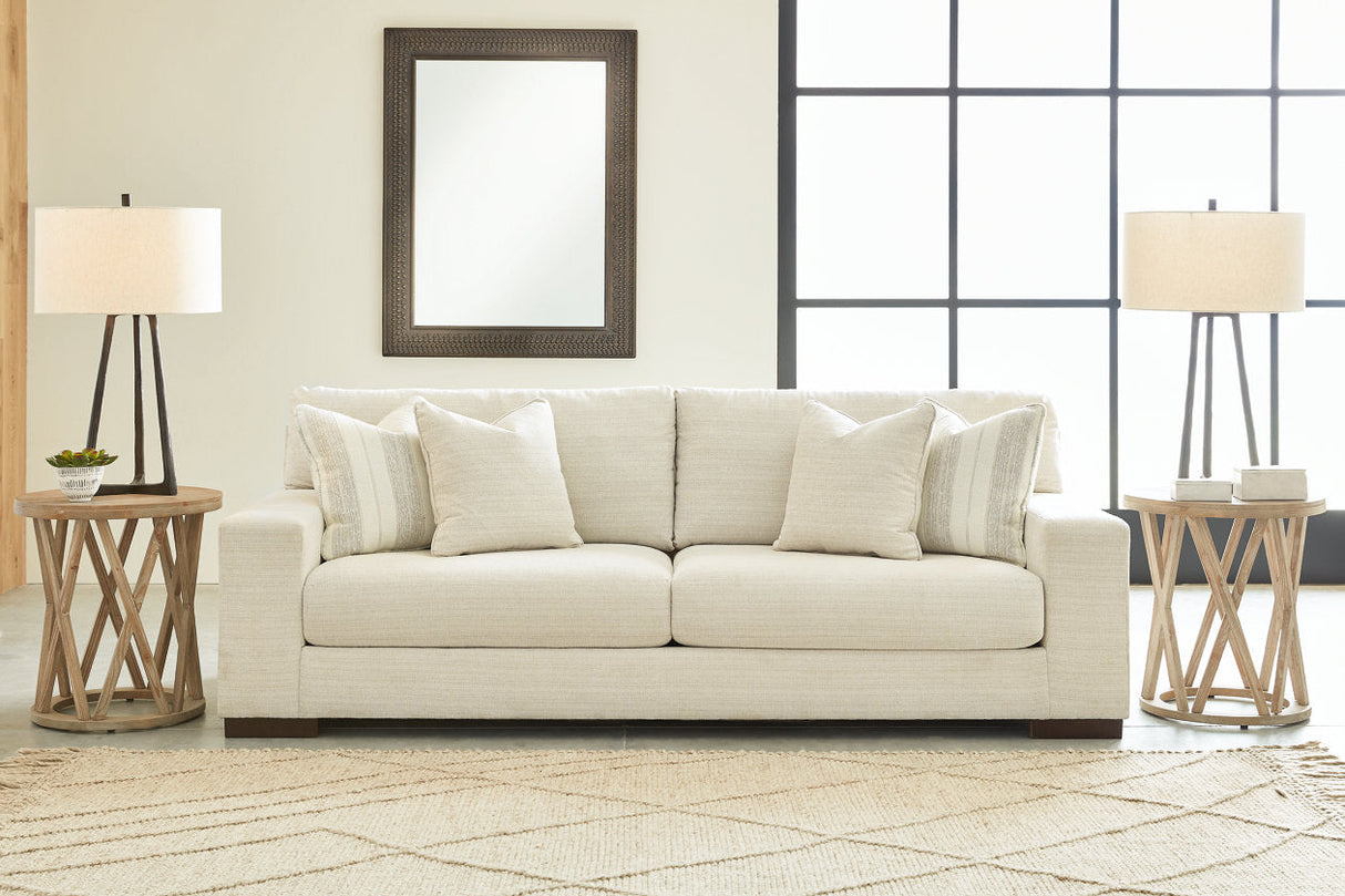 Maggie Birch Sofa, Loveseat and Ottoman