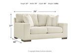 Maggie Birch Sofa, Loveseat and Ottoman