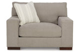 Maggie Flax Sofa, Loveseat, Oversized Chair and Ottoman