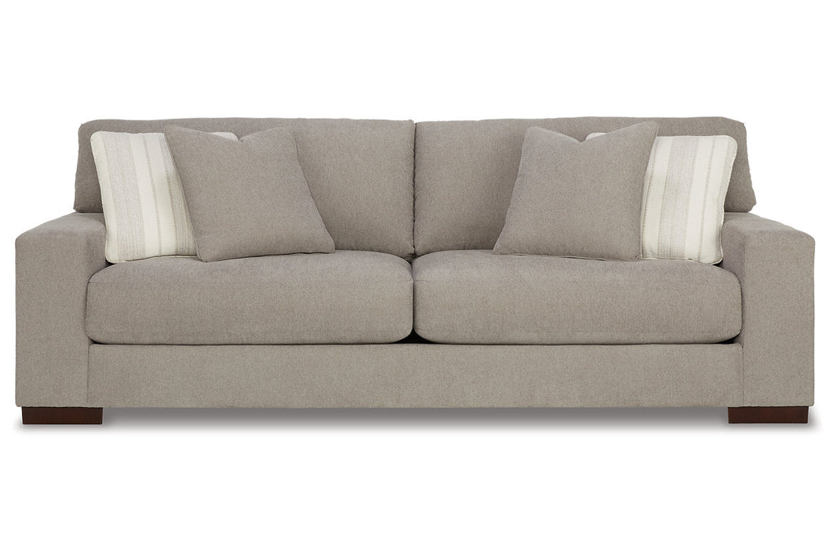 Maggie Flax Sofa and Loveseat