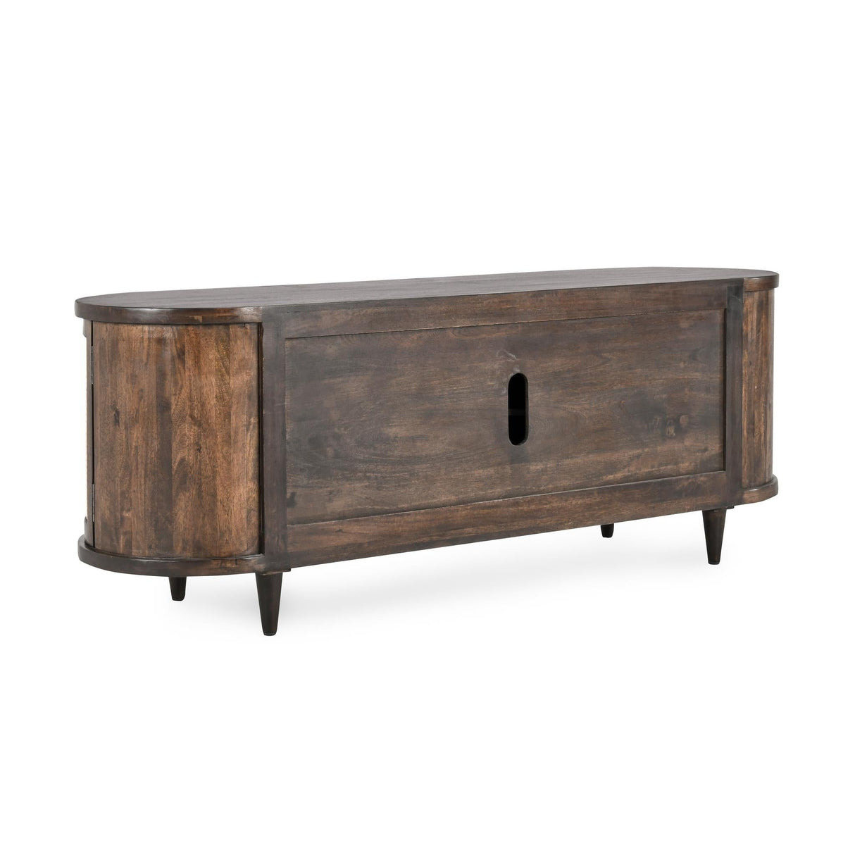 Teresa 4 Door Buffet - Walnut/Natural Brown by Classic Home at Eve Furniture