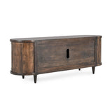 Teresa 4 Door Buffet - Walnut/Natural Brown by Classic Home at Eve Furniture