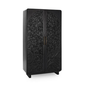Albero Black |Tall Cabinet by Classic Home at Eve Furniture