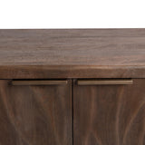 Braxton 4 Door Cabinet - Tundra Brown