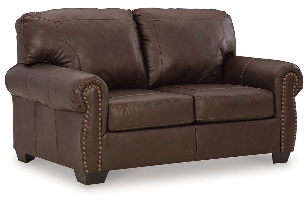 Colleton Dark Brown Sofa, Loveseat and Recliner