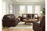 Colleton Dark Brown Sofa, Loveseat and Recliner