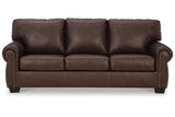 Colleton Dark Brown Sofa and Recliner