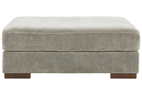 Bayless Smoke Oversized Accent Ottoman