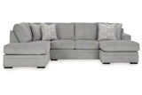 Casselbury Cement 2-Piece Sectional with Chaise