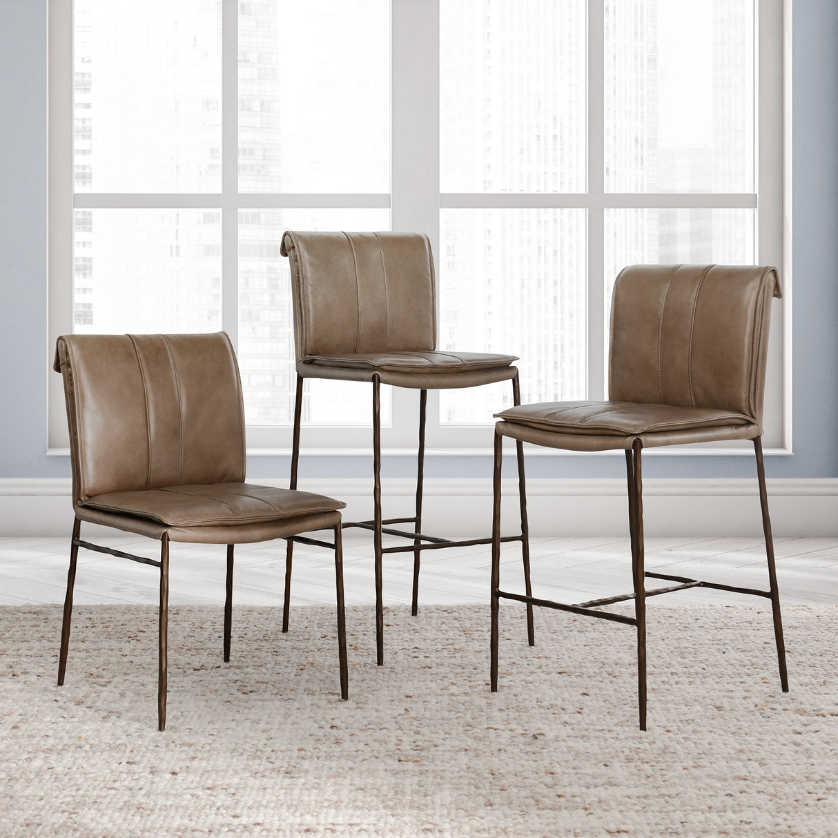 Mayer Bar Stool - Adobe Tan