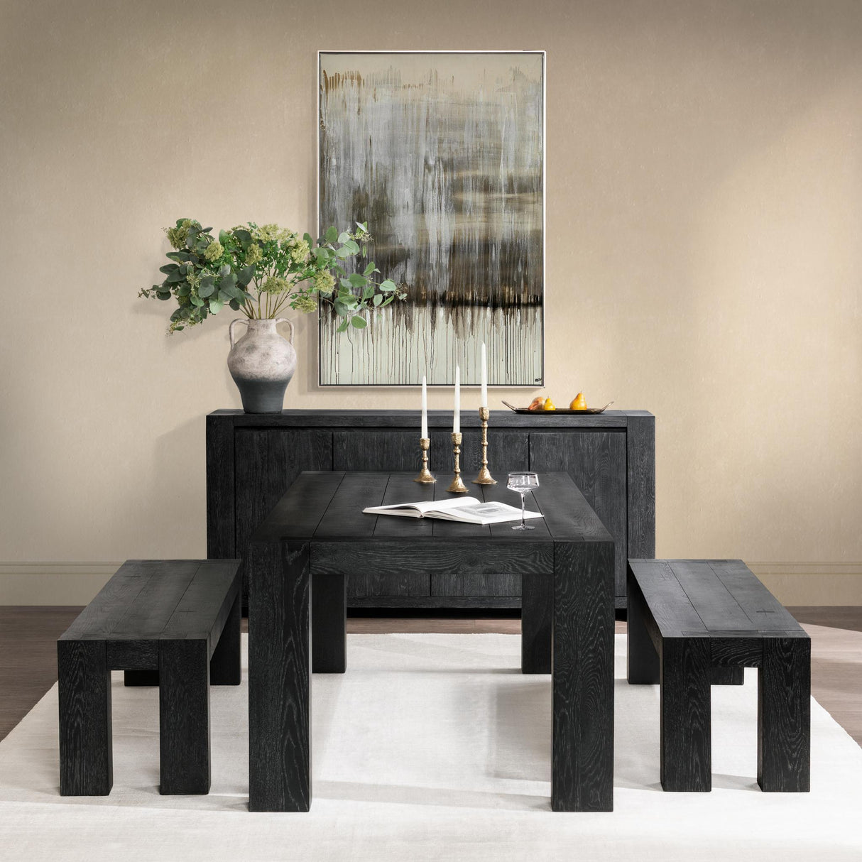 Bristol Bench - Onyx Haze by Classic Home at Eve Furniture