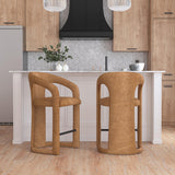 Archie Counter Stool - Maple Brown by Classic Home at Eve Furniture