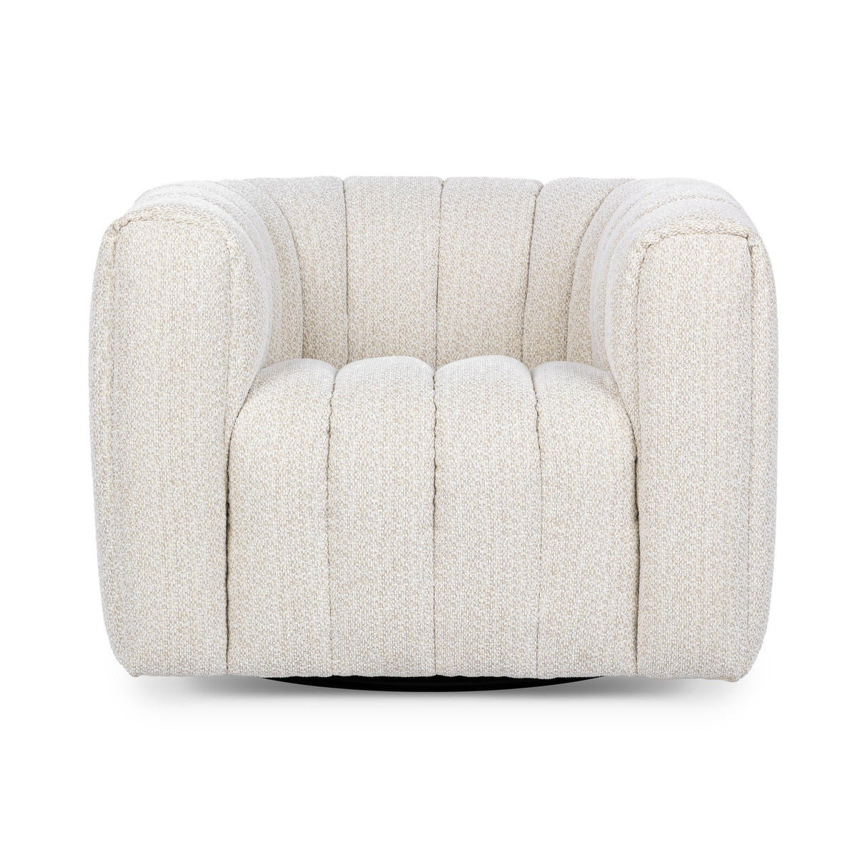Lexa Swivel Chair - Cream by Classic Home at Eve Furniture