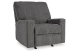 Rannis Pewter Full Sofa Sleeper and Recliner