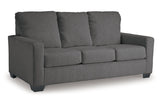 Rannis Pewter Full Sofa Sleeper and Recliner