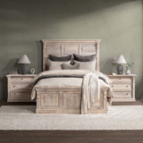 Adelaide Bed - Natural Cream Wash