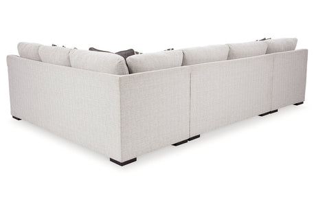 Koralynn Stone 3-Piece LAF Chaise Sectional