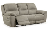 Next-Gen Gaucho Putty Power Reclining Sofa and Loveseat