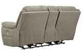 Next-Gen Gaucho Putty Power Reclining Loveseat with Console