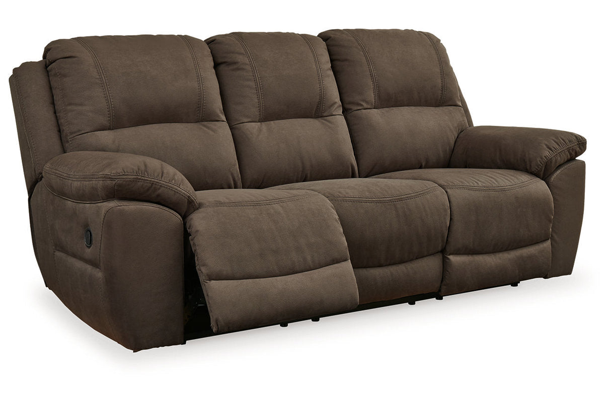 Next-Gen Gaucho Espresso Reclining Sofa and Loveseat