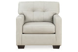 Belziani Coconut Oversized Chair and Ottoman