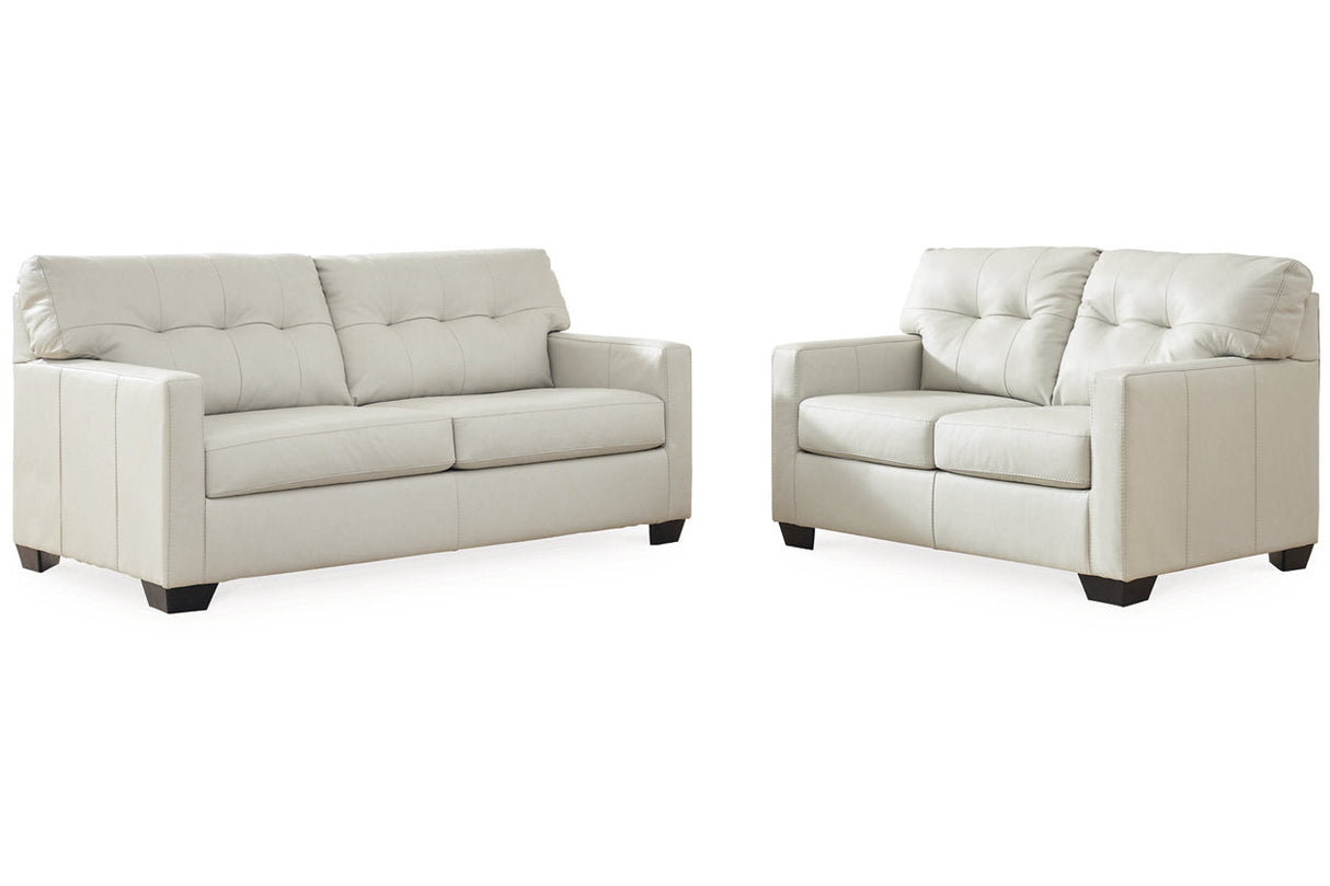 Belziani Coconut Sofa and Loveseat